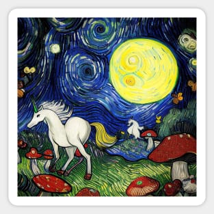 Unicorn mushroom Sticker